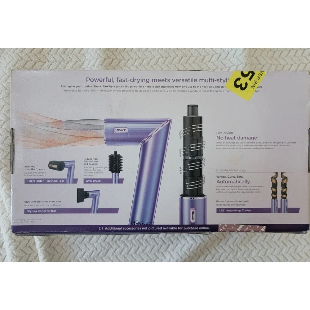 Shark FlexStyle Air Styling & Drying System - Orchid Sunrise - HD434PU - NEW